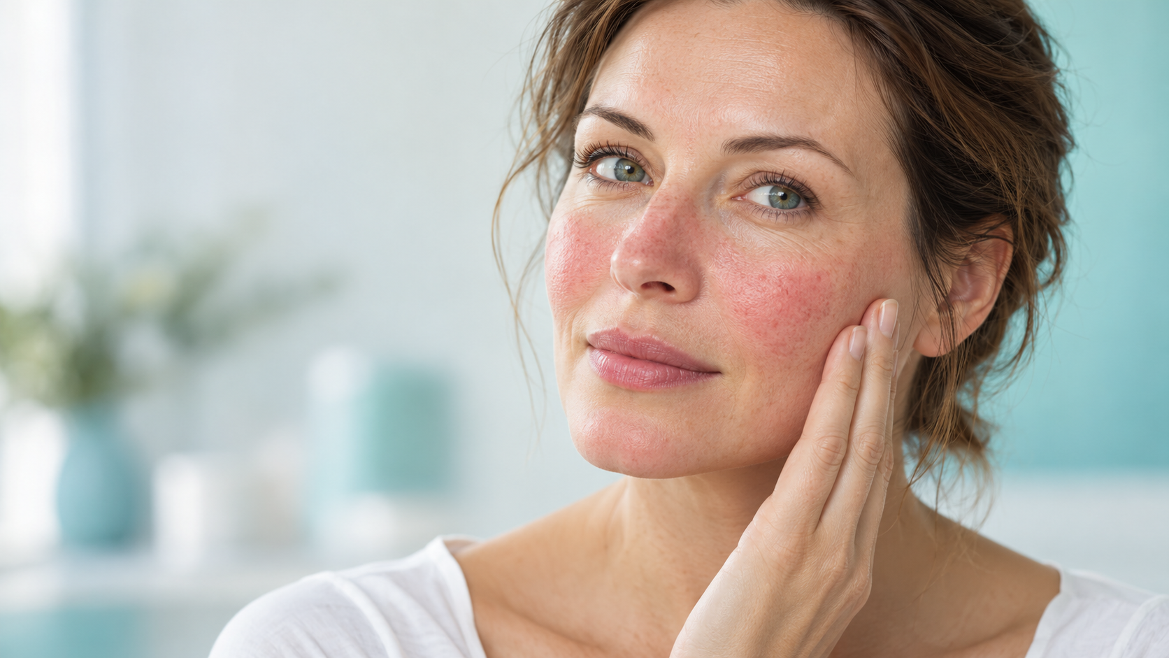 Kyselina hyaluronová a rosacea: Je vhodná pro citlivou pleť se začervenáním?